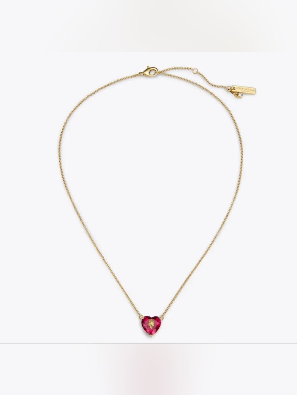 Kurt Geiger crystal heart necklace